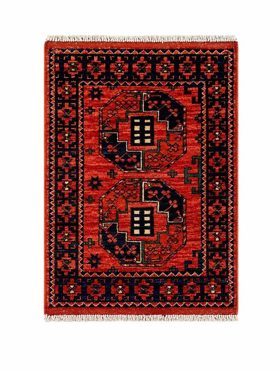 Sārts Afgāņu vilnas paklājs/ Roku darbs 