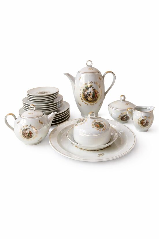 Porcelāna servīze “Colditz” – VDR eksporta kolekcija (1970.–1980. gadi)