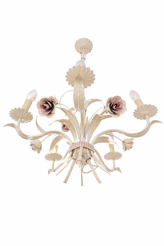 Vintage lustra ar florālu dizainu