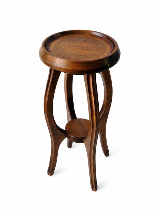 Midcentury wooden plant stand