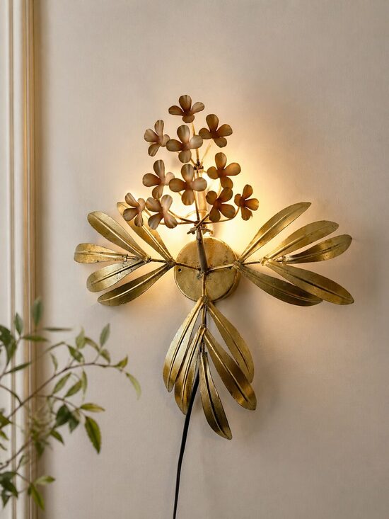 Apzeltīta Sienas lampa/1960-1970.gadi