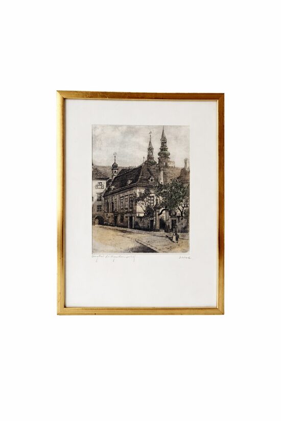 Grafika/Litogrāfija ''Viduslaiki''