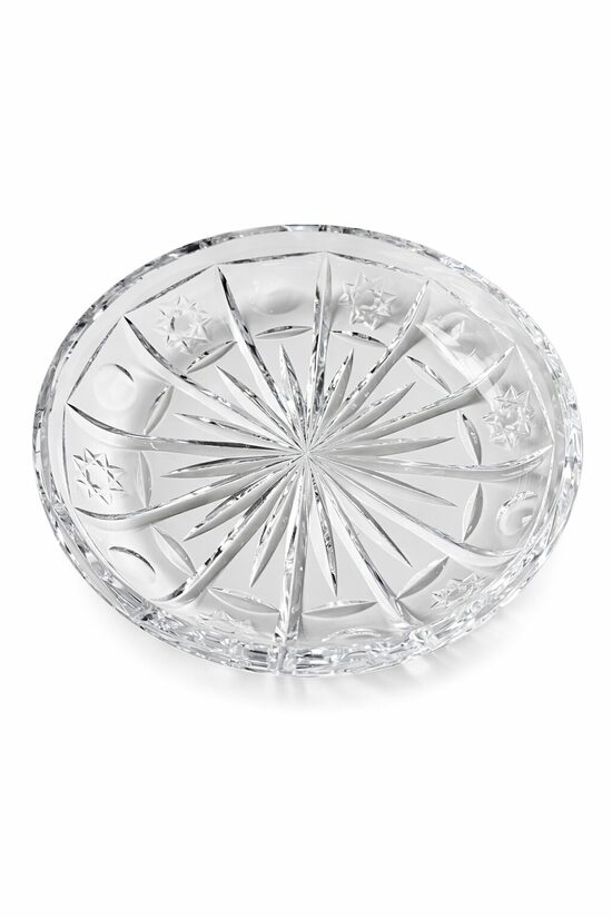 Kristāla stikla trauciņš ar zvaigžņveida griezuma