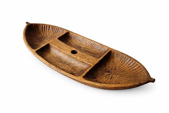 Koka servējamais trauks 