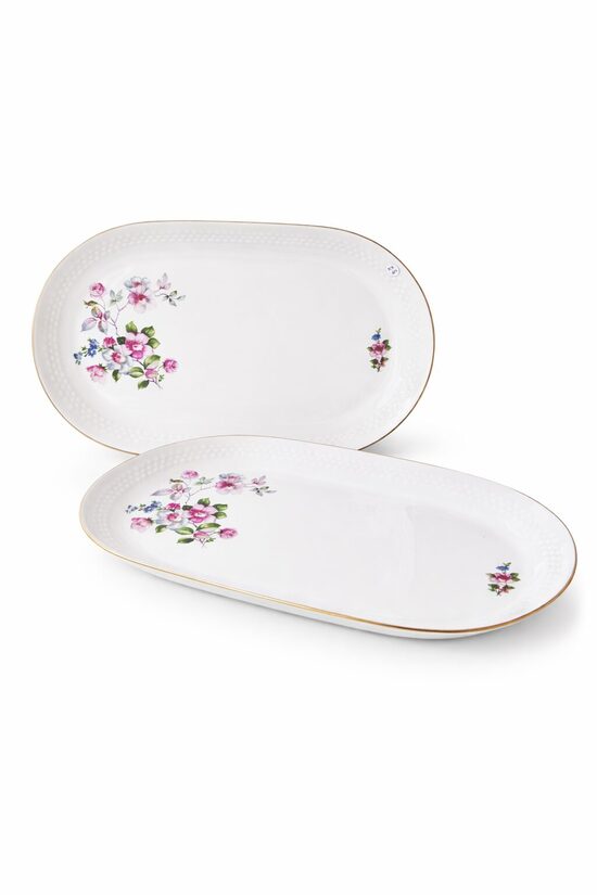 KAHLA Triptis porcelāna ovālie šķīvji/ 1960.–1980. g.