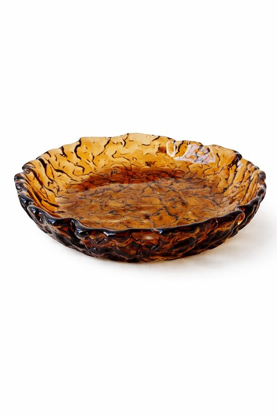 Vintage Dzintara “Ice” Stikla Trauks 