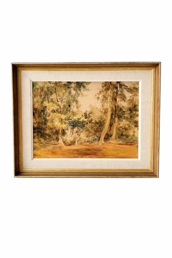 Glezna "Izgaismotais mežs''