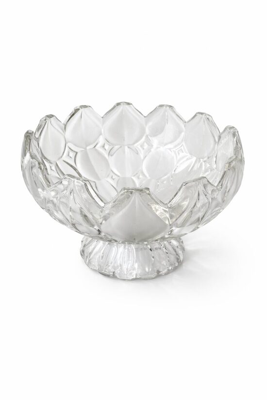 Bohēmijas stikla augļu bļoda