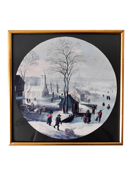 Jodocus de Momper ''The Four Seasons: Winter'' reprodukcija