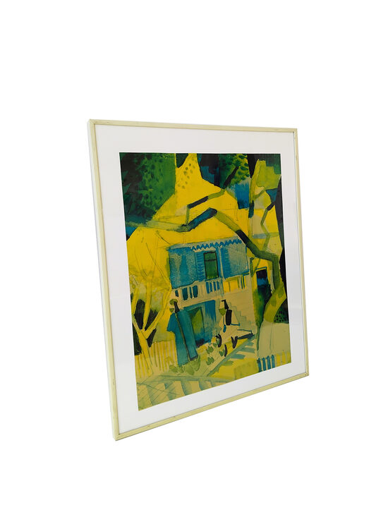 Prints ''Courtyard of the Country House in St. Germain''