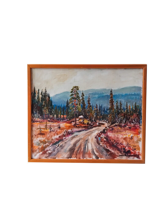 Glezna/Eļļa “Ceļš cauri mežam”