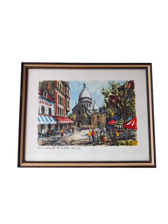 Prints/Akvarelis "Paris – Montmartre, Sacré-Cœur" 