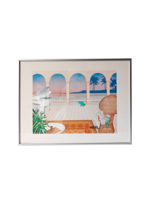 Prints ''Piejūras terase'' Thomas McKnight 