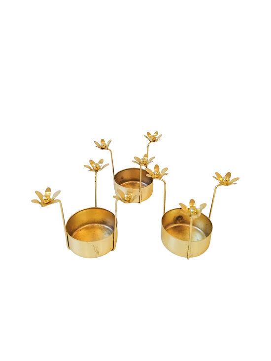 Zelta svečturīšu komplekts