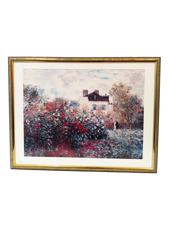 Claude Monet “Garden in Argenteuil”, Prints