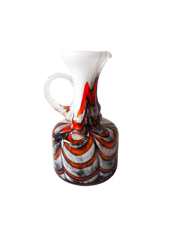 Opaline glass carafe