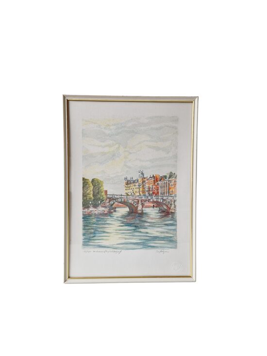 Glezna "Norrstrēmas upe", litogrāfija