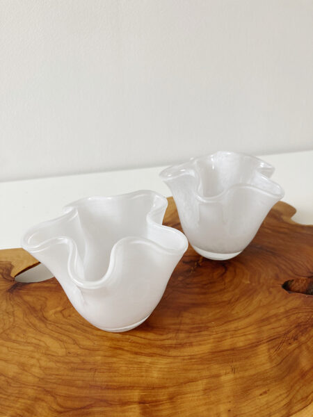 Murano stikla pienbalti trauciņi