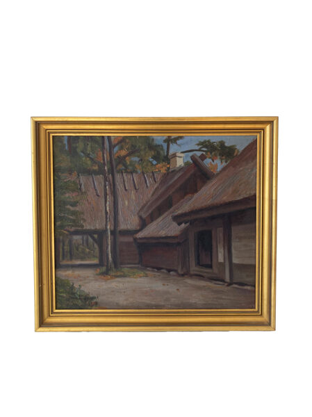 Glezna ''Koka mājas'' Eļļa