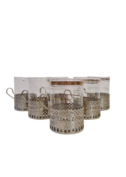 Īru kafijas krūzes ar metāla rokturiem