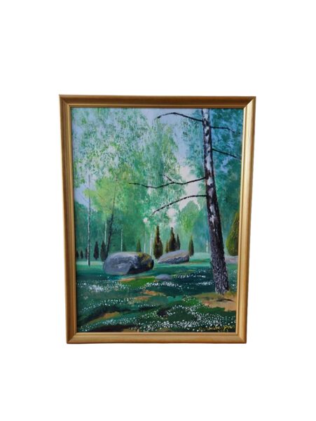 Glezna "Laukakmeņi", eļļa