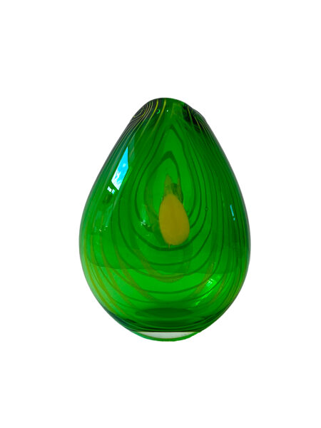 Murano zaļā stikla vāze